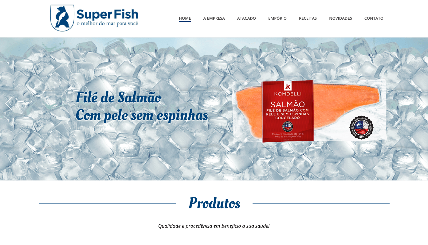 Site Super Fish Pescados Foz 1