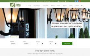 novo site hotel villa canoas foz digital prime