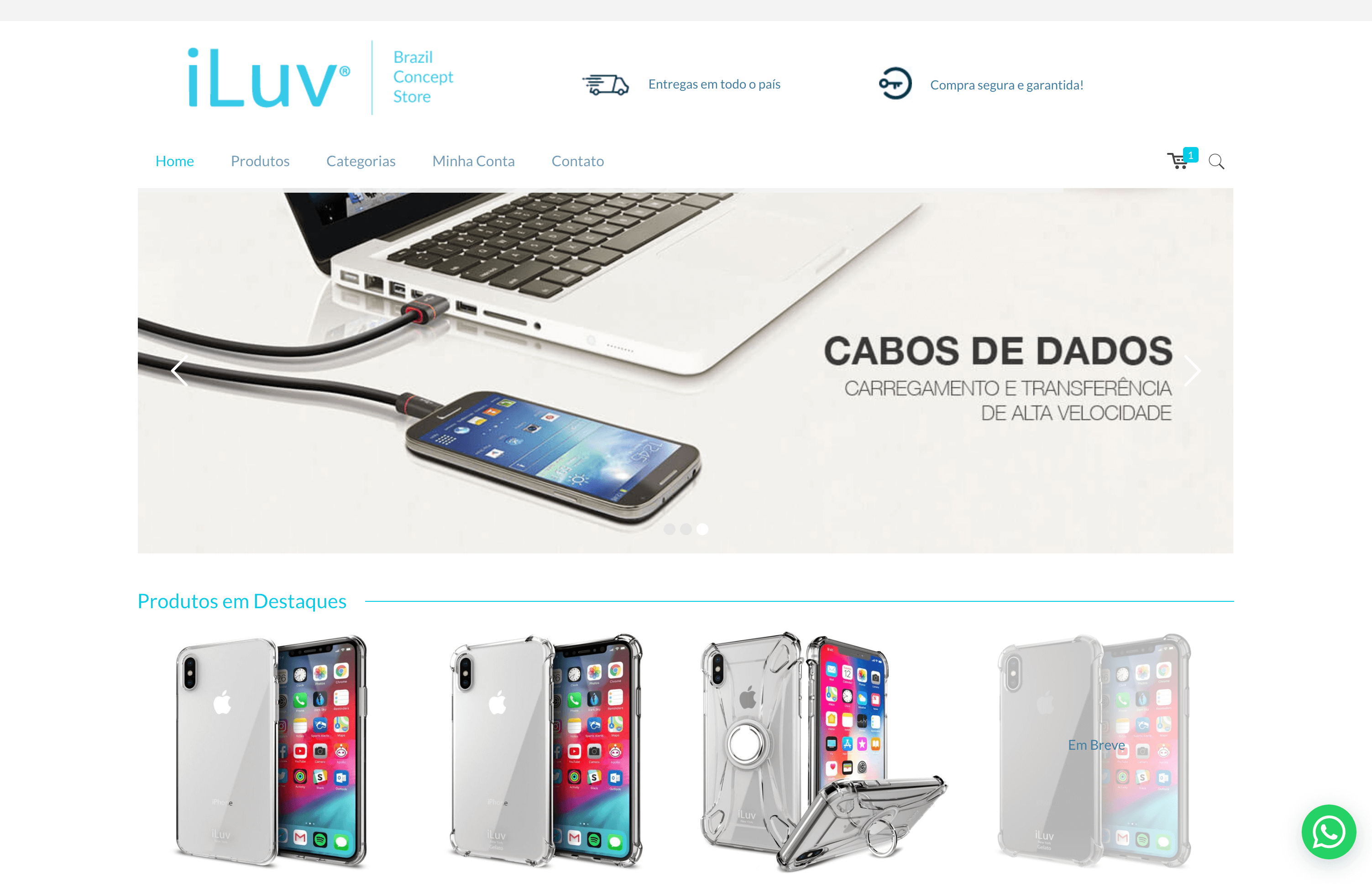 Ecommerce iLuv Shop Brasil Digital Prime Web Solutions
